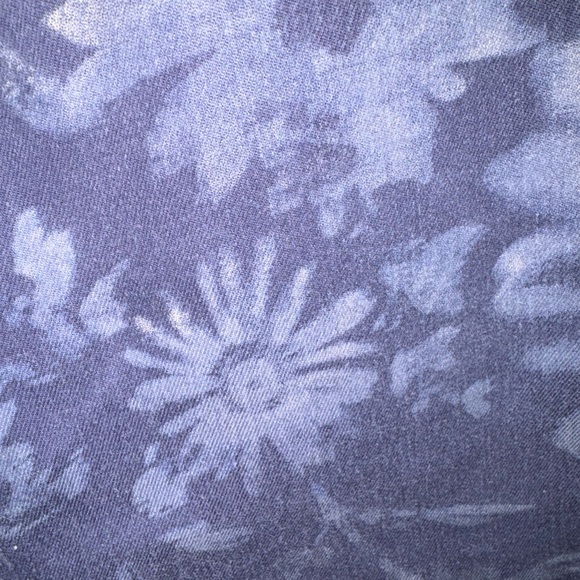 Free People We The Free Floral Blue Flare Jean Jegging - Picture 5 of 7